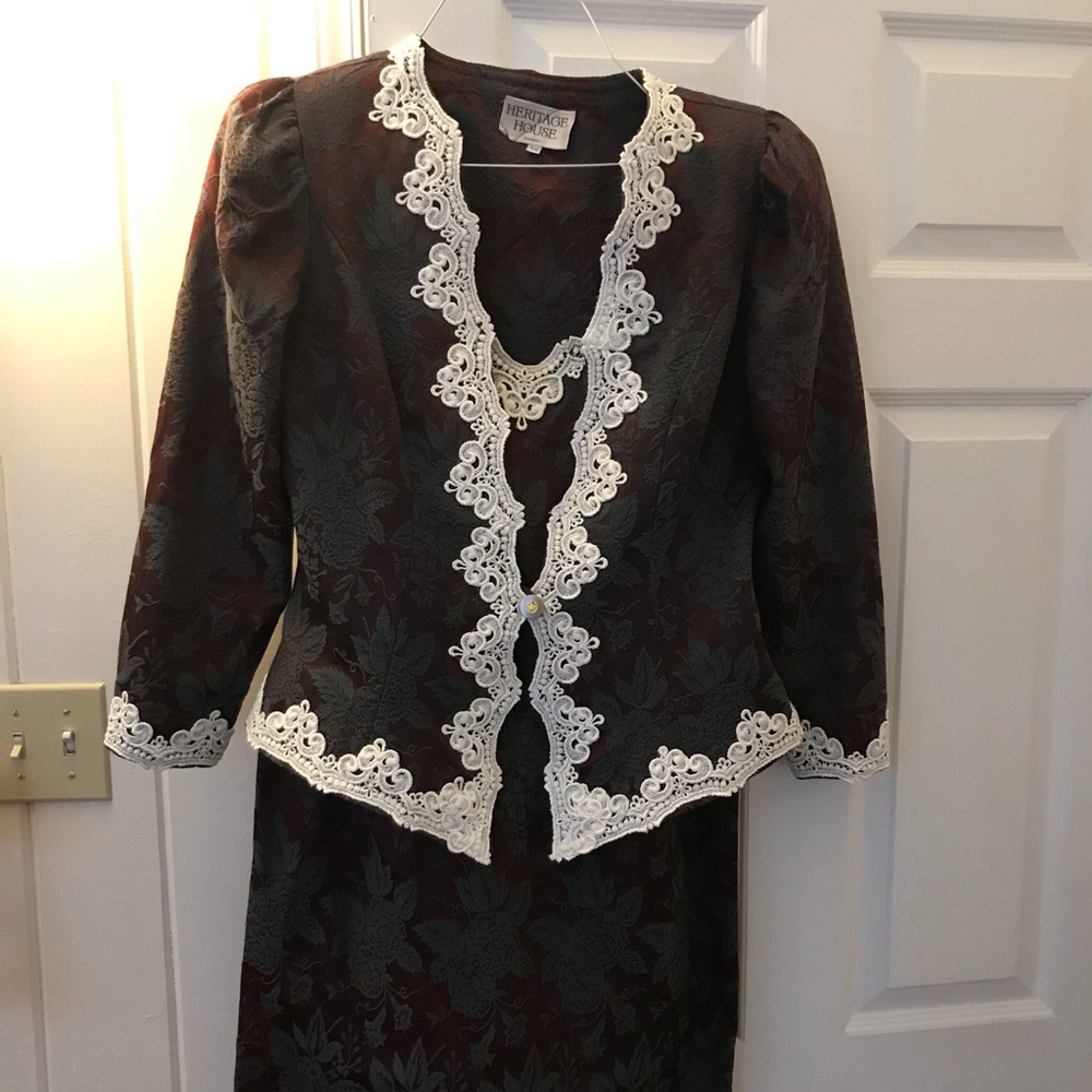 Vintage Heritage House dress with jacket size 11/12